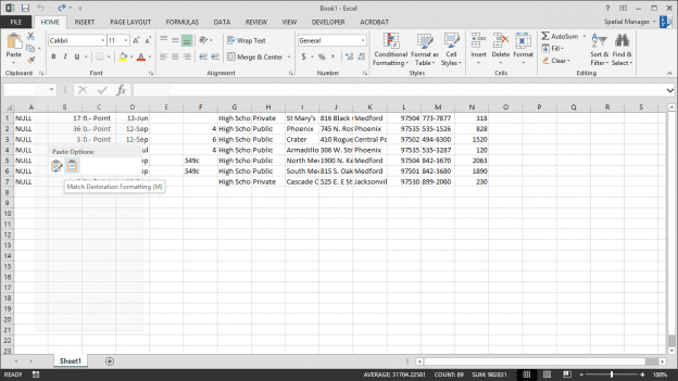 Trick – Spatial Manager Desktop. Copy from Data grid - Blog