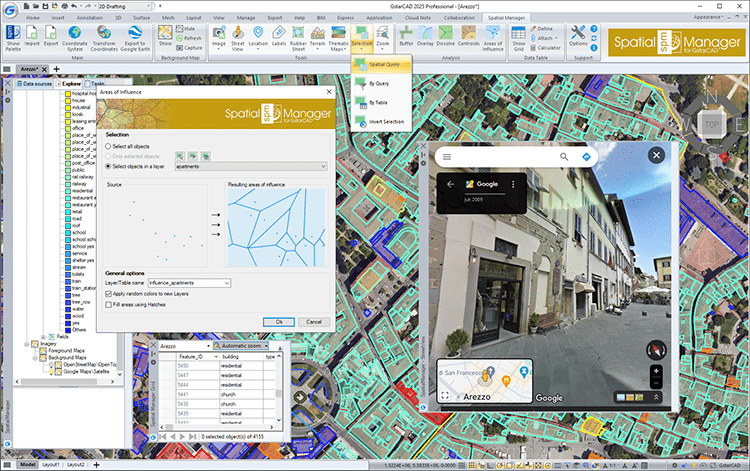 GstarCAD 2025 and ‘Spatial Manager’ v.9.1.3