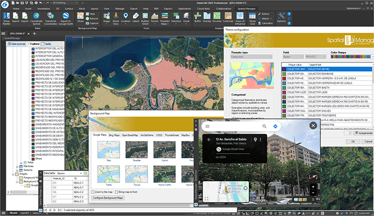 GstarCAD 2025 and ‘Spatial Manager’ v.9.2.1